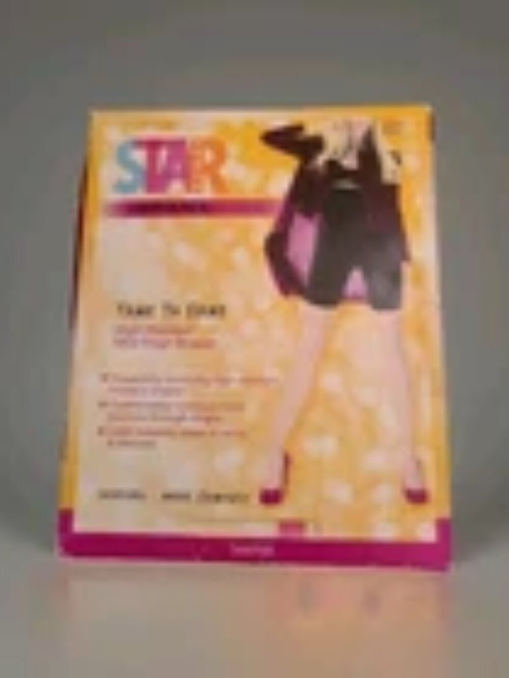 Star Power by Spanx High Waist Mid-Thigh Shaper Black Sz C